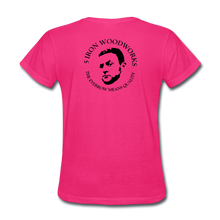 Load image into Gallery viewer, 5 iron Woodworks Women's T-Shirt - fuchsia