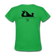 Load image into Gallery viewer, 5 Iron Woodworks Women's T-Shirt - bright green