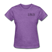 Load image into Gallery viewer, 5 Iron Woodworks Women's T-Shirt - purple heather