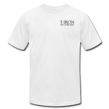 Load image into Gallery viewer, 5 Iron Woodworks Premium T-Shirt - white