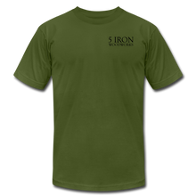 Load image into Gallery viewer, 5 Iron Woodworks Premium T-Shirt - olive