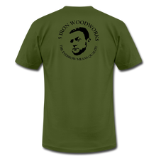 Load image into Gallery viewer, 5 Iron Woodworks Premium T-Shirt - olive