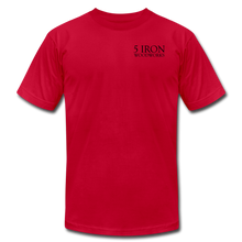 Load image into Gallery viewer, 5 Iron Woodworks Premium T-Shirt - red