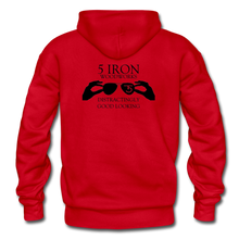 Load image into Gallery viewer, 5 Iron Woodworks Hoodie - red