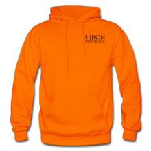 Load image into Gallery viewer, 5 Iron Woodworks Hoodie - orange