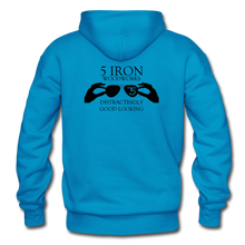 Load image into Gallery viewer, 5 Iron Woodworks Hoodie - turquoise