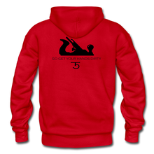 Load image into Gallery viewer, 5 Iron Woodworks Hoodie - red