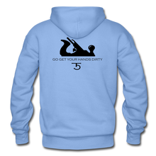 Load image into Gallery viewer, 5 Iron Woodworks Hoodie - carolina blue