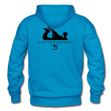 Load image into Gallery viewer, 5 Iron Woodworks Hoodie - turquoise