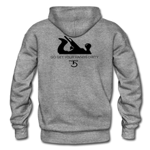 Load image into Gallery viewer, 5 Iron Woodworks Hoodie - graphite heather