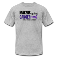 Load image into Gallery viewer, Makers Against Cancer T-Shirt - heather gray
