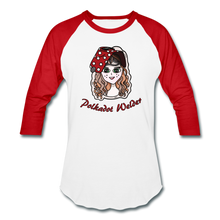 Load image into Gallery viewer, Polkadot Welder Raglan T-Shirt - white/red
