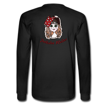 Load image into Gallery viewer, Polkdot Welder Long Sleeve T-Shirt - black