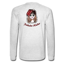 Load image into Gallery viewer, Polkdot Welder Long Sleeve T-Shirt - light heather gray