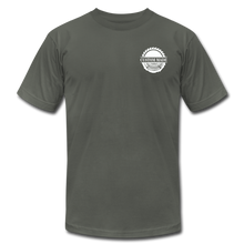 Load image into Gallery viewer, Katie the Carpenter Premium T-Shirt - asphalt