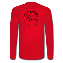 Load image into Gallery viewer, Katie the Carpenter Long Sleeve T-Shirt - red