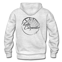 Load image into Gallery viewer, Katie the Carpenter Hoodie - light heather gray