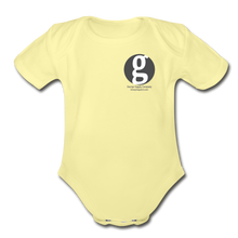 Load image into Gallery viewer, George Supply Organic Short Sleeve Baby Bodysuit - washed yellow