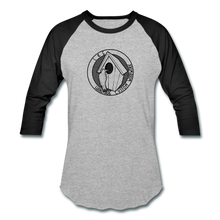 Load image into Gallery viewer, L & E Custom Woodworks Raglan T-Shirt - heather gray/black