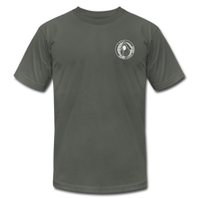 Load image into Gallery viewer, L & E Custom Woodworks Premium T-Shirt - asphalt