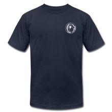 Load image into Gallery viewer, L & E Custom Woodworks Premium T-Shirt - navy