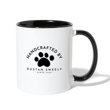 Load image into Gallery viewer, Dustan Sweely Contrast Coffee Mug - white/black