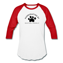 Load image into Gallery viewer, Dustan Sweely Baseball T-Shirt - white/red