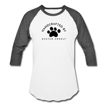 Load image into Gallery viewer, Dustan Sweely Baseball T-Shirt - white/charcoal