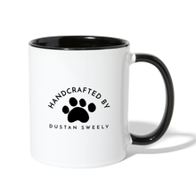 Load image into Gallery viewer, Dustan Sweely Contrast Coffee Mug - white/black
