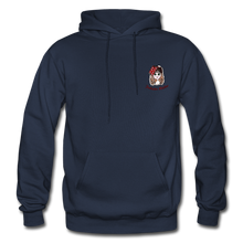 Load image into Gallery viewer, Polkadot Welder Unixex Hoodie - navy