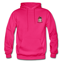 Load image into Gallery viewer, Polkadot Welder Unixex Hoodie - fuchsia
