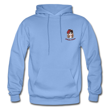 Load image into Gallery viewer, Polkadot Welder Unixex Hoodie - carolina blue