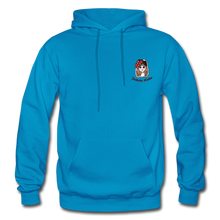 Load image into Gallery viewer, Polkadot Welder Unixex Hoodie - turquoise