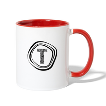 Load image into Gallery viewer, Tanner's Timber Contrast Coffee Mug - white/red