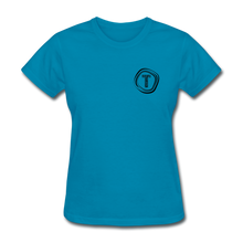 Load image into Gallery viewer, Tanner's Timber Women's T-Shirt - turquoise