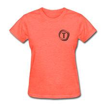Load image into Gallery viewer, Tanner's Timber Women's T-Shirt - heather coral