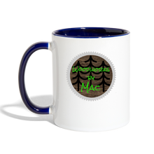 Load image into Gallery viewer, Woodworks by Mac Contrast Coffee Mug - white/cobalt blue