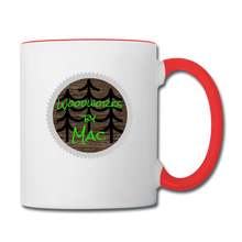 Load image into Gallery viewer, Woodworks by Mac Contrast Coffee Mug - white/red