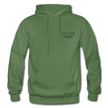 Load image into Gallery viewer, L & E Custom Woodwork Hoodie - military green