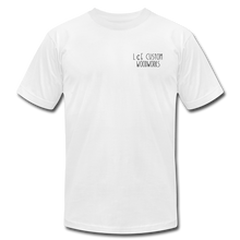 Load image into Gallery viewer, L & E Custom Woodworks Premium T-Shirt - white