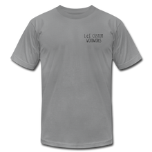 Load image into Gallery viewer, L & E Custom Woodworks Premium T-Shirt - slate