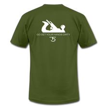 Load image into Gallery viewer, 5 Iron Woodworks Premium T-Shirt - olive
