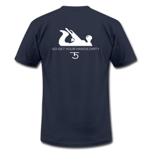 Load image into Gallery viewer, 5 Iron Woodworks Premium T-Shirt - navy