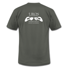 Load image into Gallery viewer, 5 Iron Woodworks Permium T-shirt - asphalt