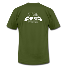 Load image into Gallery viewer, 5 Iron Woodworks Permium T-shirt - olive