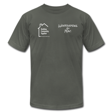 Load image into Gallery viewer, Woodworks by Mac / Building Community T-Shirt - asphalt