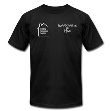 Load image into Gallery viewer, Woodworks by Mac / Building Community T-Shirt - black