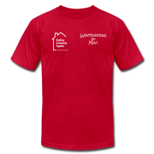 Load image into Gallery viewer, Woodworks by Mac / Building Community T-Shirt - red
