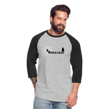 Load image into Gallery viewer, D.W. Workshop 3/4 Sleeve Raglan T-Shirt - heather gray/black