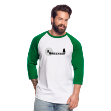 Load image into Gallery viewer, D.W. Workshop 3/4 Sleeve Raglan T-Shirt - white/kelly green